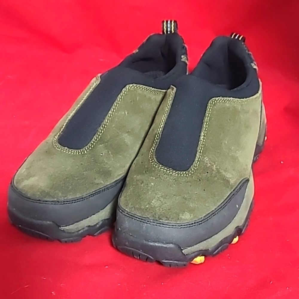 Land's End Size 6 Army Green Hiking Shoes
